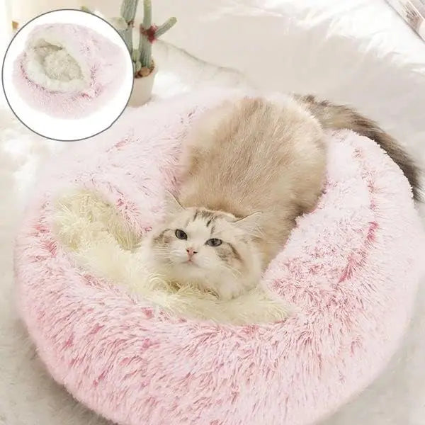 Soft Plush Cat Bed