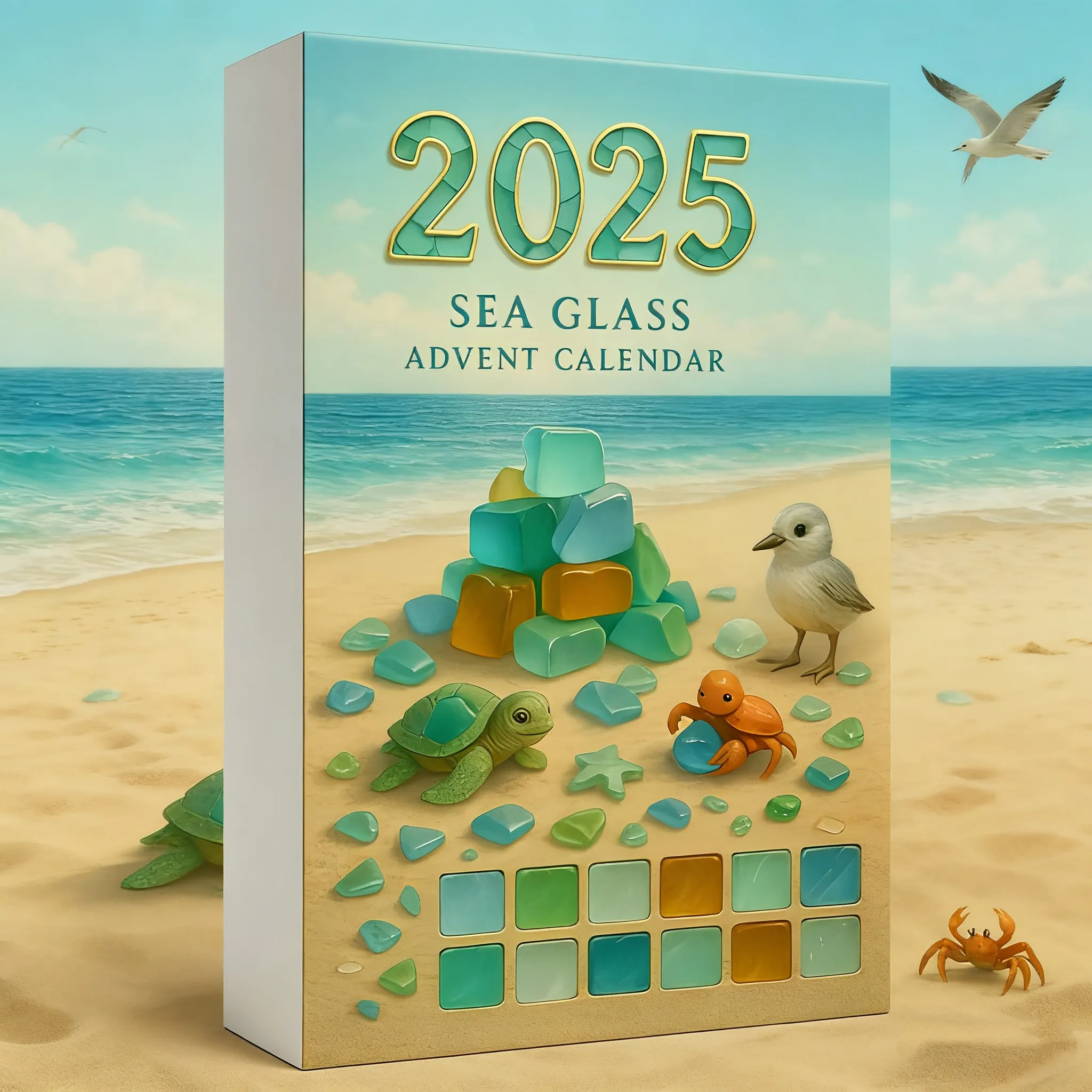 🎄Sea Glass Christmas Tree Advent Calendar 2025🌟