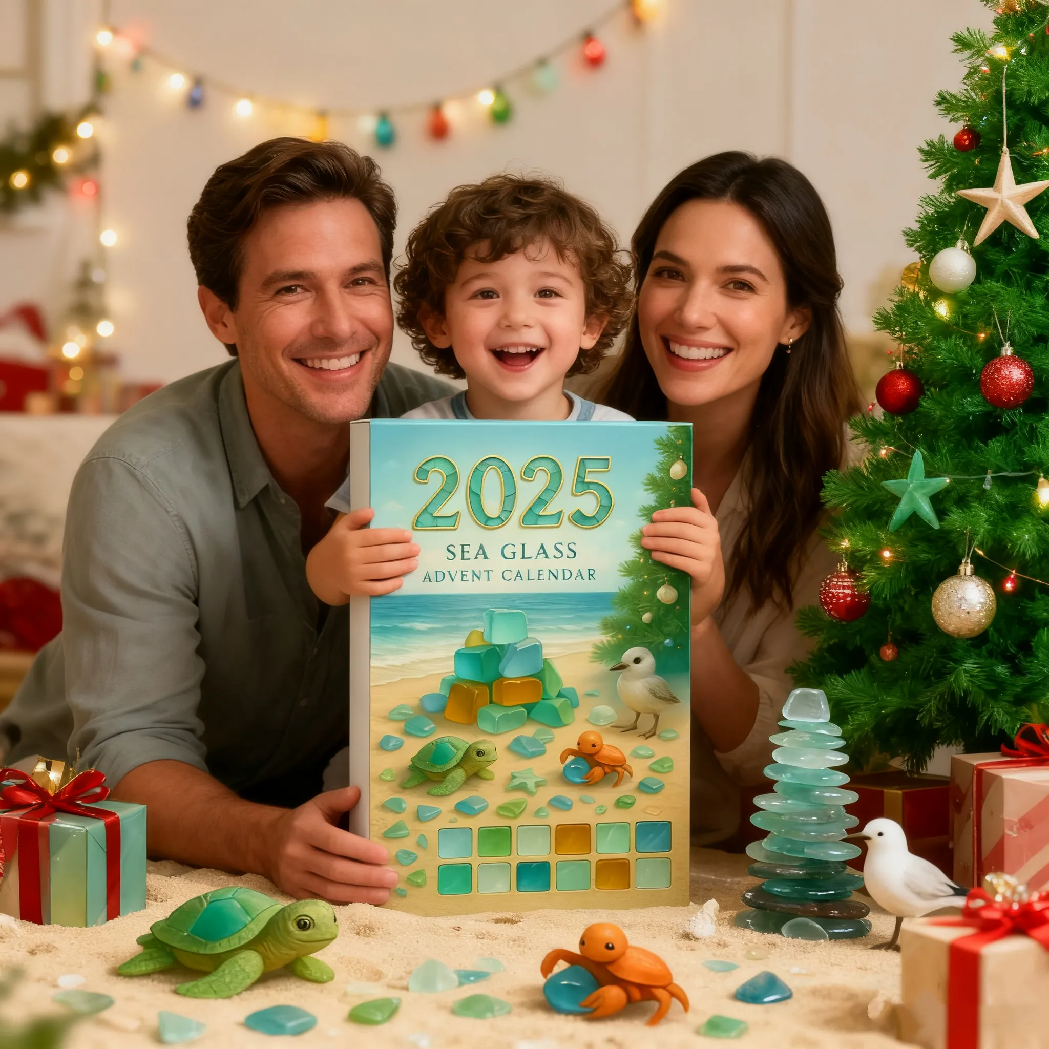 🎄Sea Glass Christmas Tree Advent Calendar 2025🌟