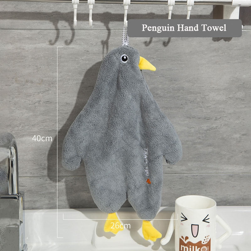 Cute Cat Hand Towels