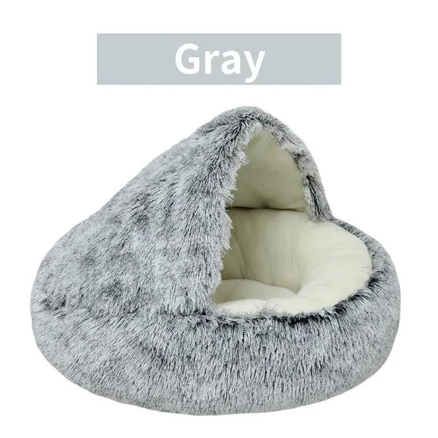 Soft Plush Cat Bed