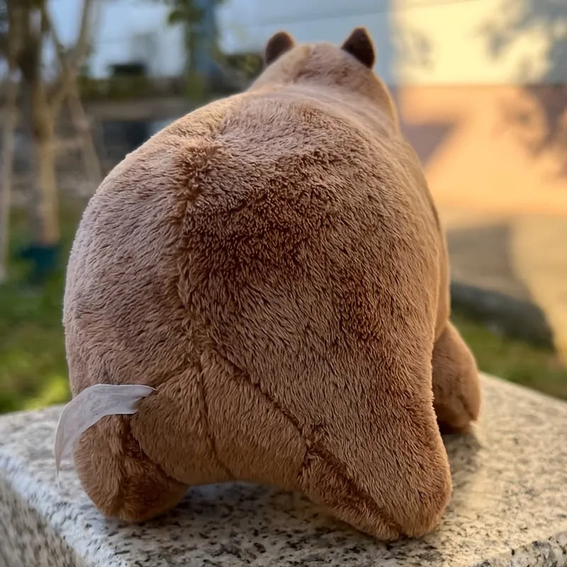 Peluche de roedor carpincho simulado