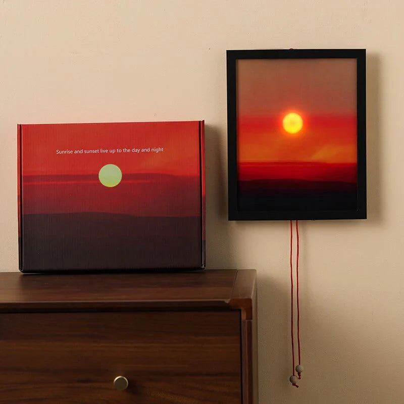 Sunset Time Ambient Art Wall Lamp