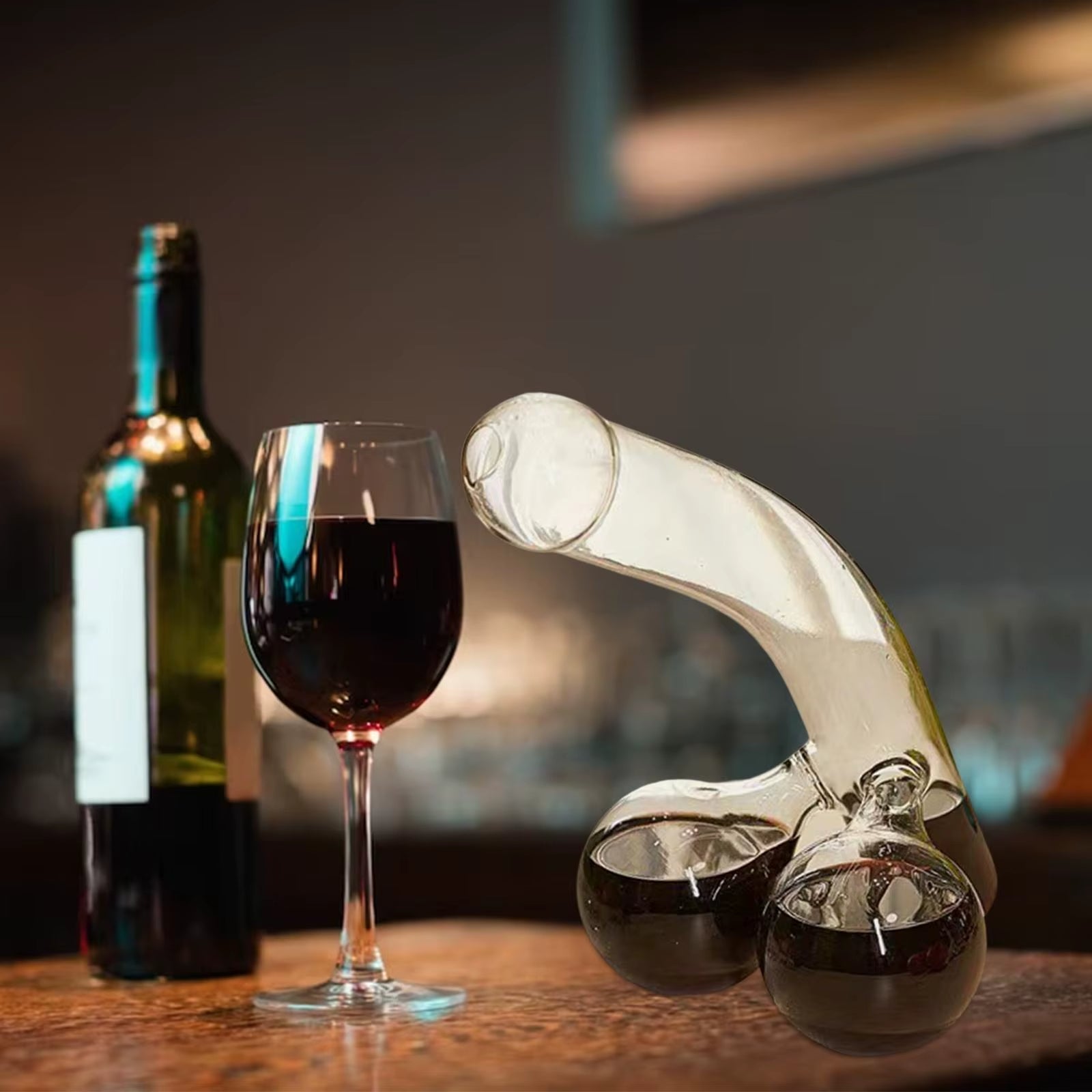 Playful Curve Adult-Themed Decanter