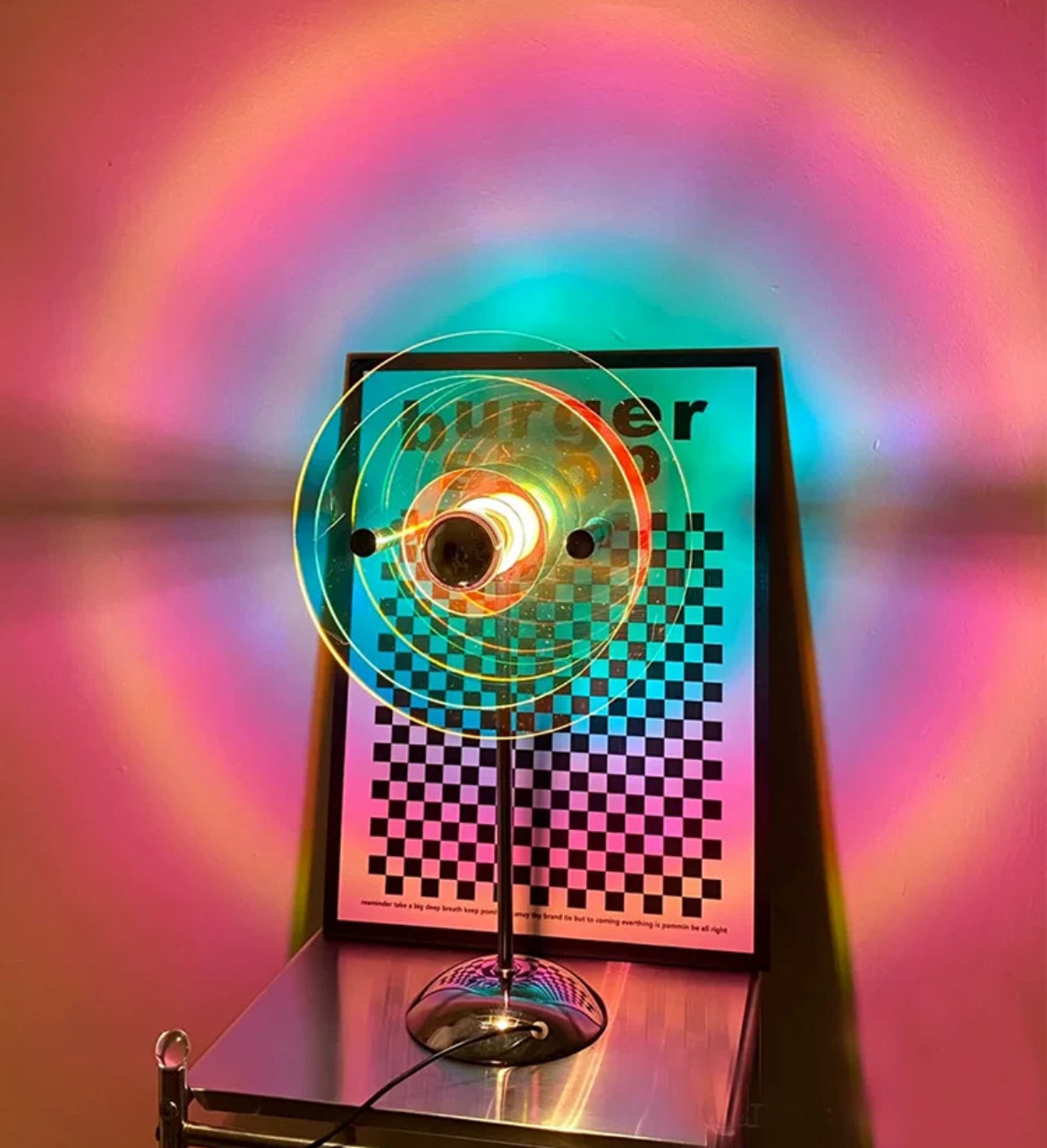 Bauhaus-inspired Retro Aura Lamp