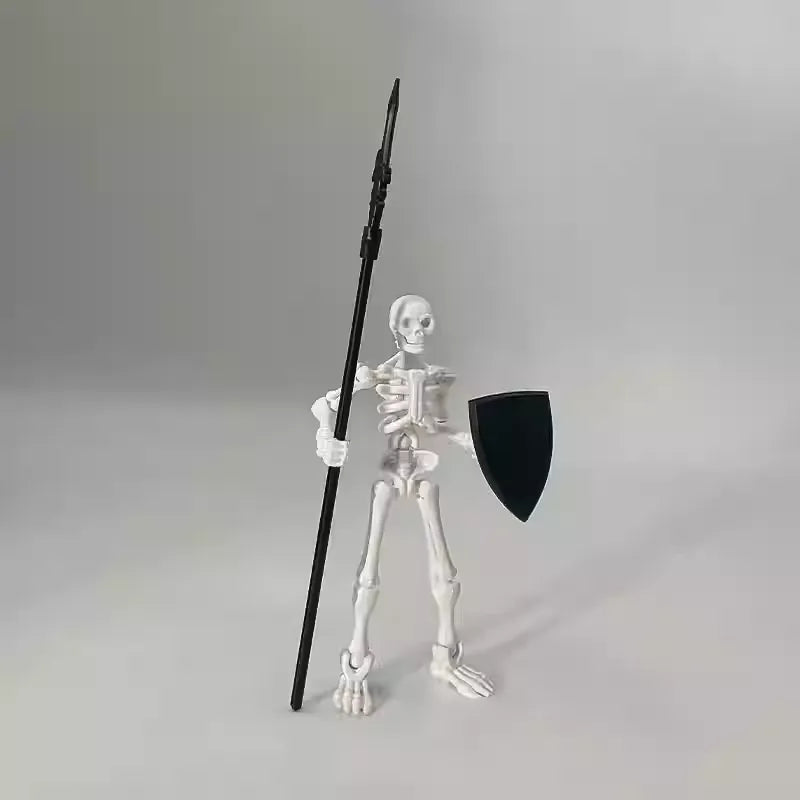 Skeleton fully articulated movable puzzle toys