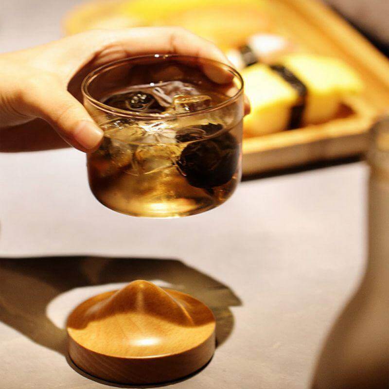 Encantador juego de vasos de whisky de montaña