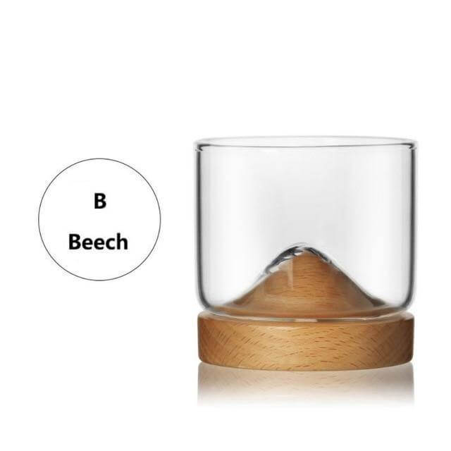 Encantador juego de vasos de whisky de montaña