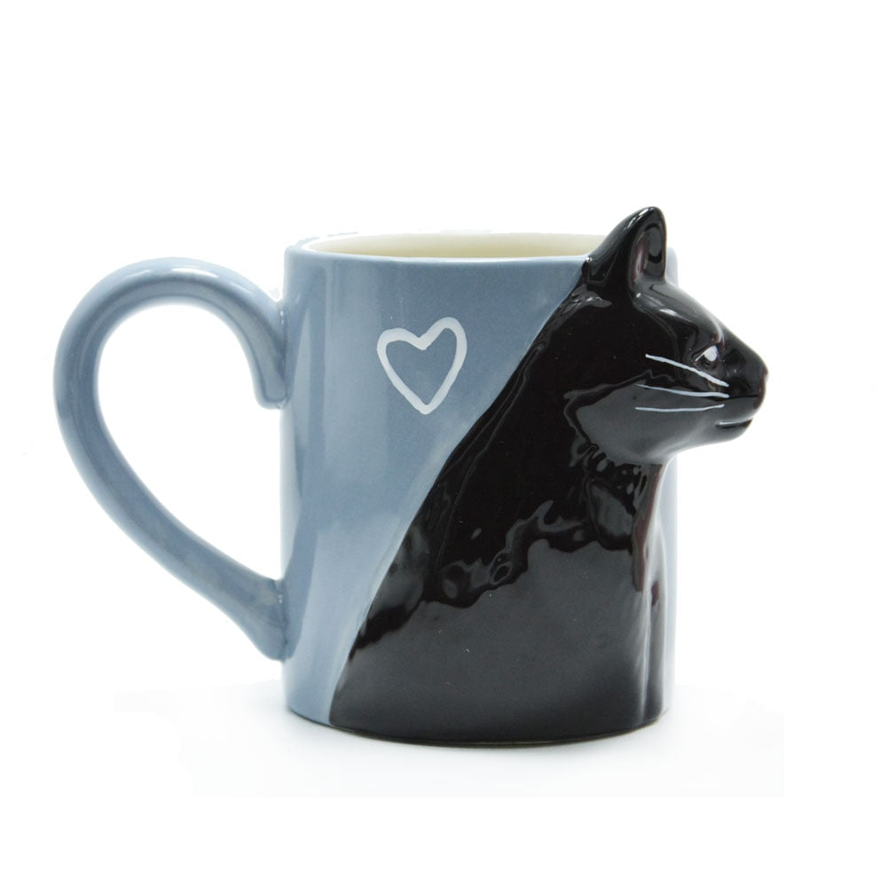 2 Pieces Luxury Kissing Cats Mugs