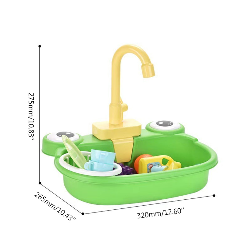Fregadero de cocina interactivo de juguete para niños