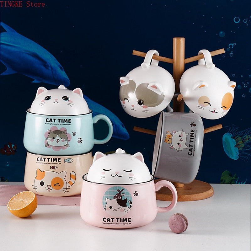 Cute Cat Noodle Bowl
