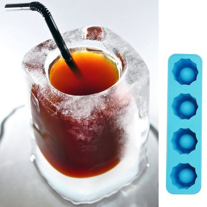 Máquina creativa para hacer cubitos de hielo en 3D