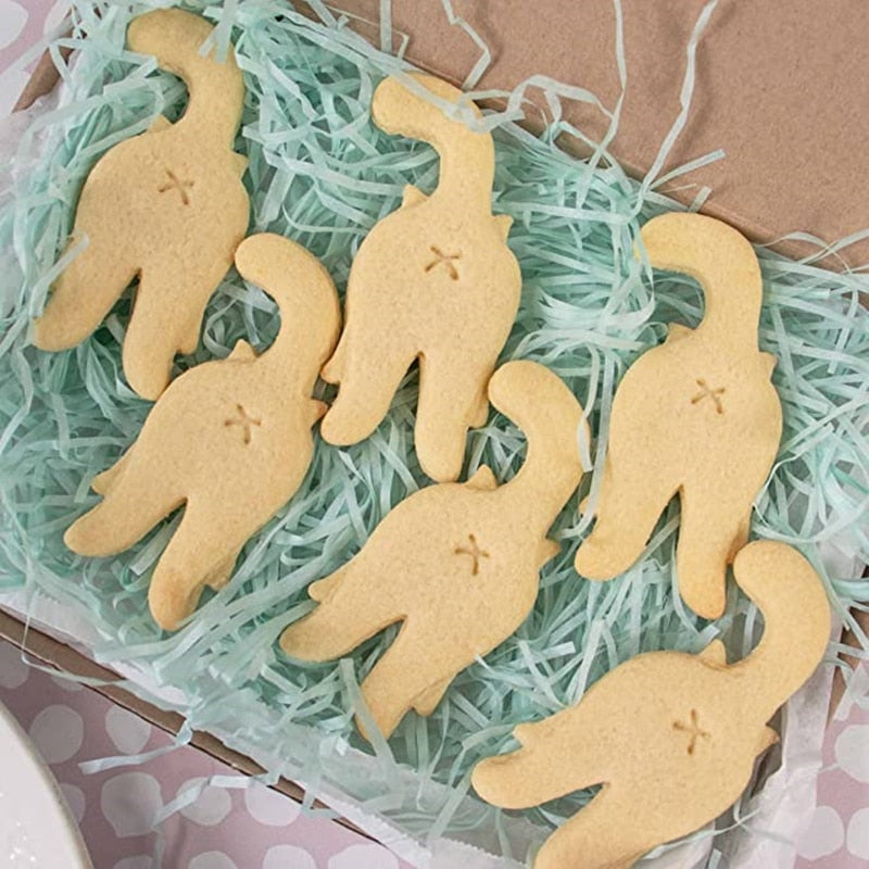 Juego de cortadores de galletas con forma de gato