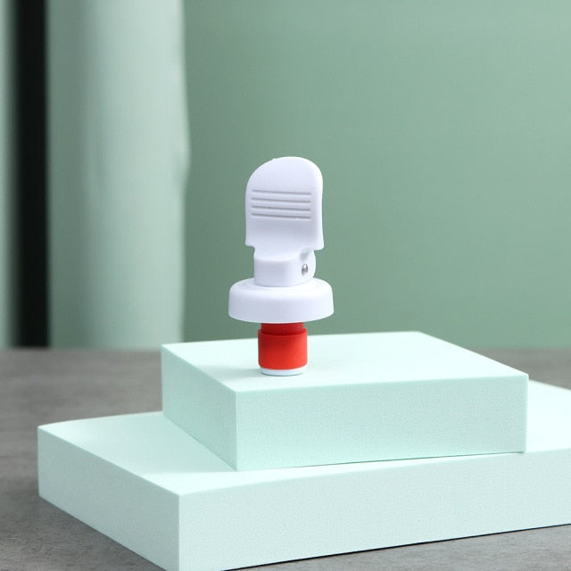 Tapón para botella de vino con forma de sombrero mágico