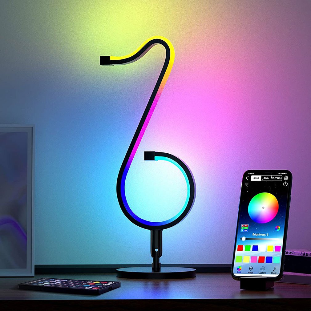 Luz de neón con nota musical LED
