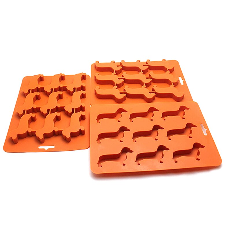 Molde para cubitos de hielo con forma de mini cachorro