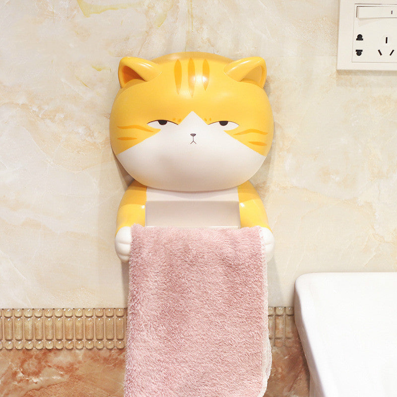 Creative Cartoon Cat Toilet Paper Holder
