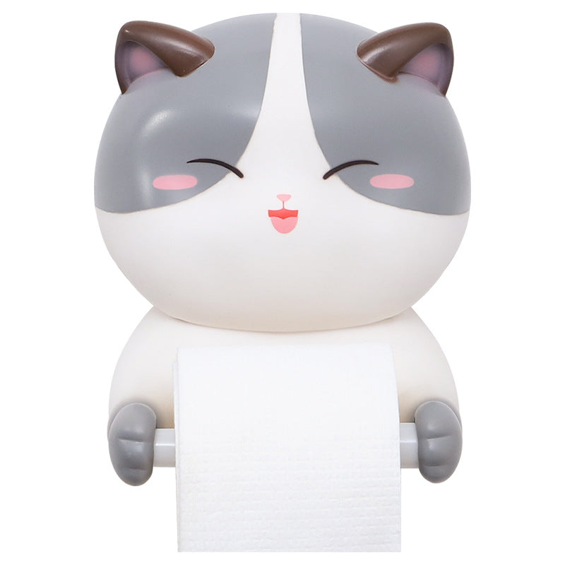 Creative Cartoon Cat Toilet Paper Holder