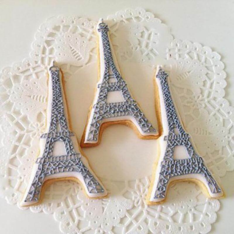 Cortador de galletas de fondant de la Torre Eiffel