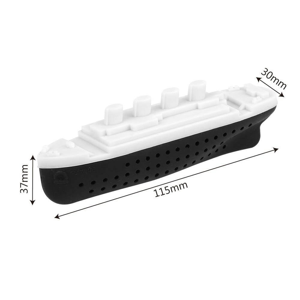 Infusor de té de barco hundido