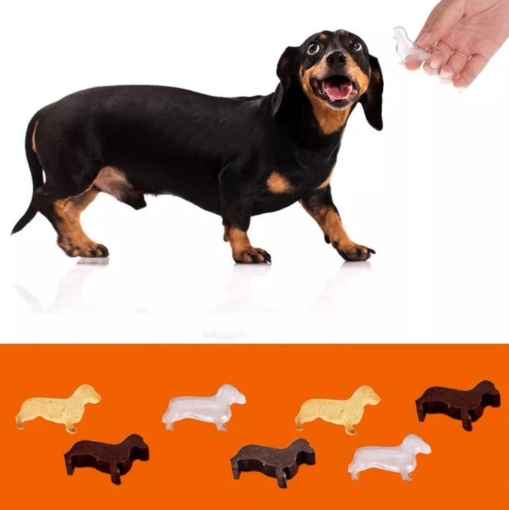 Molde para cubitos de hielo con forma de mini cachorro