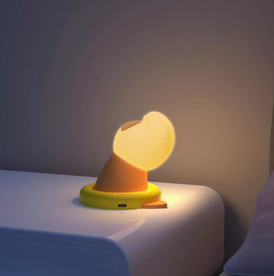 Bonita lámpara de noche decorativa con forma de pata de gato