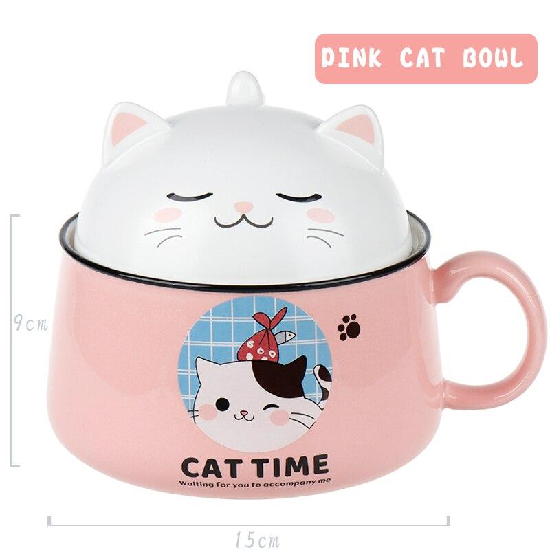 Cute Cat Noodle Bowl