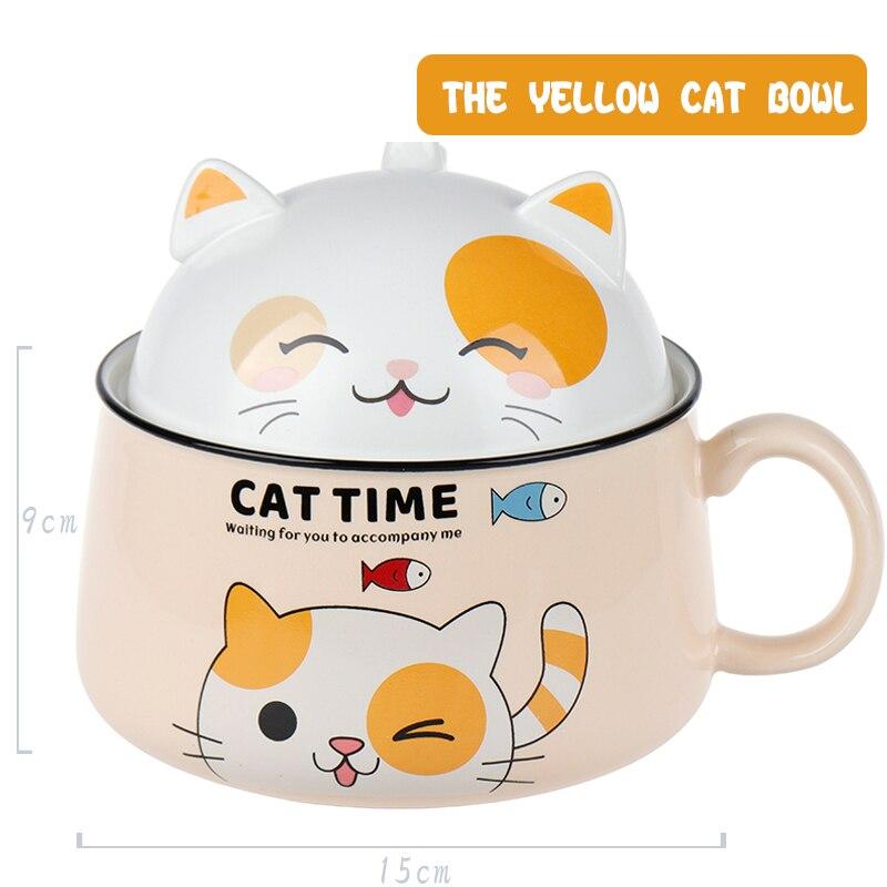 Cute Cat Noodle Bowl