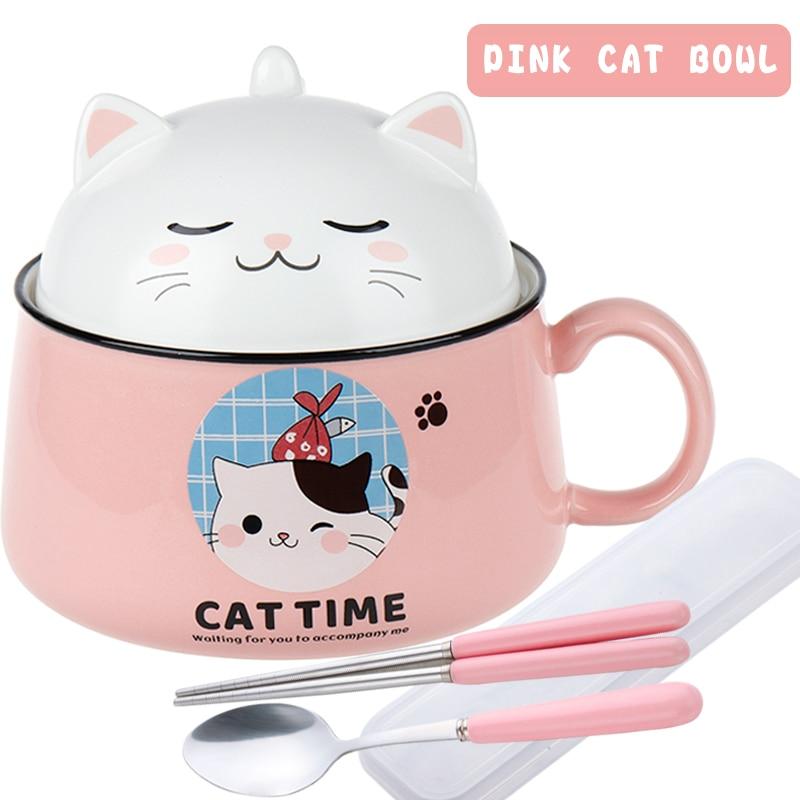 Cute Cat Noodle Bowl