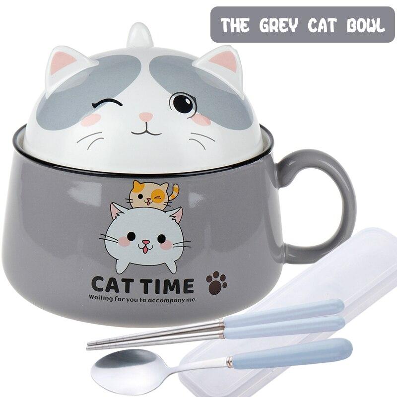 Cute Cat Noodle Bowl